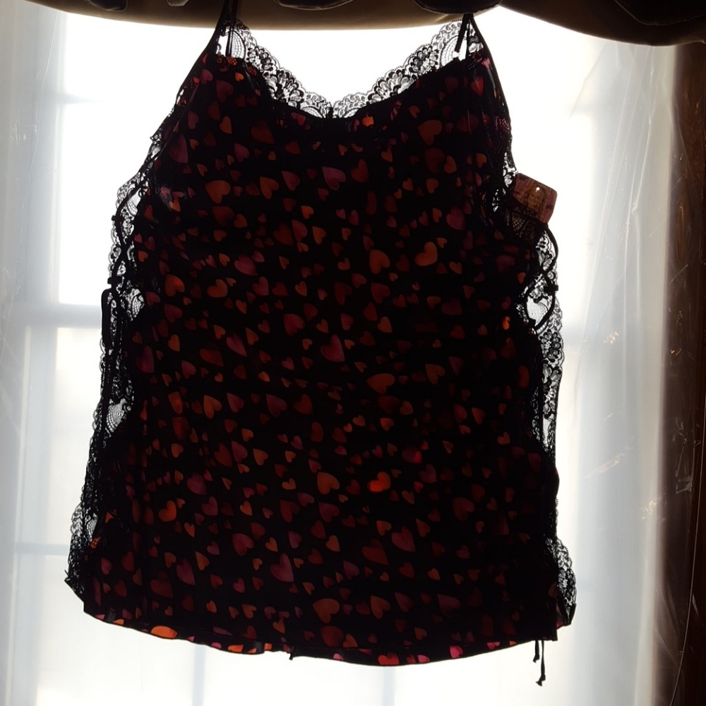 Valentines Heart Satin Lingerie